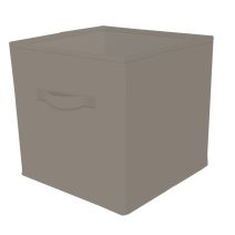 Caisse de rangement déco EQUIPSTORE taupe
