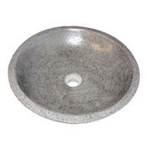 Vasque en terrazzo Petra Ø44cm Gris Anthracite - ONDEE