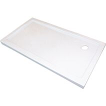 Receveur de douche à poser Yqua 120x80x5cm Acrylique blanc
