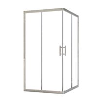 Façade Ekla accès d’angle chromé 80x185cm - ONDEE
