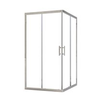 Façade Ekla accès d’angle chromé 90x185cm - ONDEE
