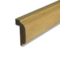 Moulure plan de travail pin 2400 x 38 x 19 mm