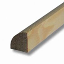 Quart de rond  23 x 23 mm - sapin