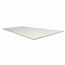 Panneau mdf 3 mm laqué blanc une face