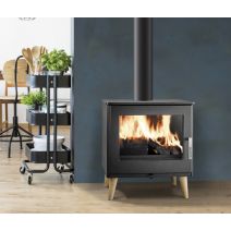 Poêle à bois Aïko 7kW Bûches 55cm - SUPRA