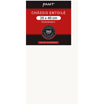 Châssis entoilé 20 x 40 cm 360gr/m² fibres mélangées - AMT