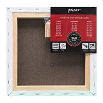 Châssis entoilé 30 x 30 cm 360gr/m² fibres mélangées - AMT