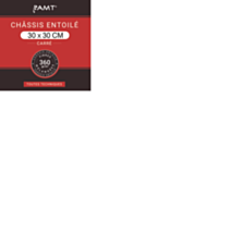 Châssis entoilé 30 x 30 cm 360gr/m² fibres mélangées - AMT