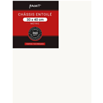 Châssis entoilé 30 x 40 cm 360gr/m² fibres mélangées - AMT