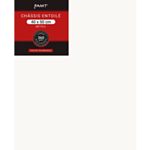Châssis entoilé 40 x 50 cm 360gr/m² fibres mélangées - AMT