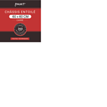 Châssis entoilé 60 x 60 cm 360gr/m² fibres mélangées - AMT