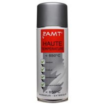 Peinture aérosol Hautes températures 650° gris alu - AMT