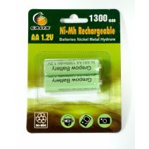 Batteries rechargeables 1,2 Volts 1 300 mAh AA
