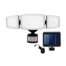 Spot solaire à 3 têtes+détecteur de présence