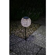 Décoration solaire métal design balise rétro - GALIX