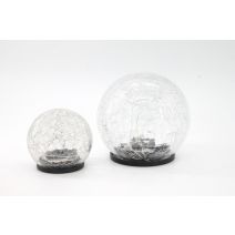 Sphère solaire effet verre brisé / Dia: 15cm