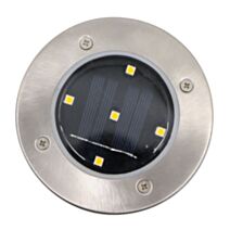 Lot de 3 spot solaire encastrables inox - GALIX