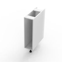 Caisson bas meuble cuisine Rangement épices H.69,1xl.17,6cm Blanc
