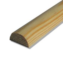 1/2 rond pin 2400 x 12 x 15 mm - SUPBOIS