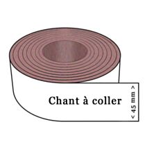 Chant À Coller Stratifié Blanc 1x45mm