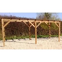 Carport en sapin 5,10 x 3m - SUN BOIS