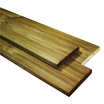 Planche terrasse pin classe 4 25x142x300cm - DEBARGE