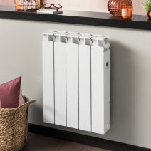Radiateur à inertie céramique Silhouette 1000W blanc - UNIV'R CHAUFFAGE