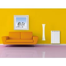 Radiateur à inertie céramique Silhouette 2000W blanc - UNIV'R CHAUFFAGE