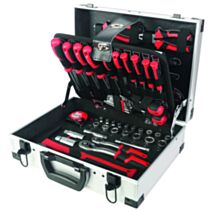 Coffret outillage aluminium avec 110 outils