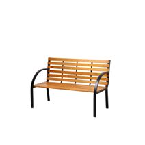 Banc de jardin Park 122x41x81,5cm bois - INVENTIV