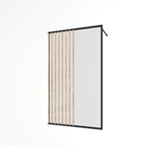 Paroi fixe cadre amovible 120x200 - BS