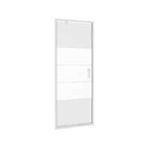 Porte pivotante Seri 80x195cm 5mm blanc