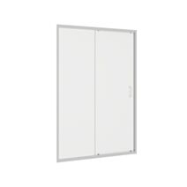 Porte coulissante 120x195cm 5mm transparent/chrome