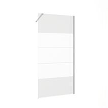 Paroi fixe Seri 90x195cm 5mm blanc