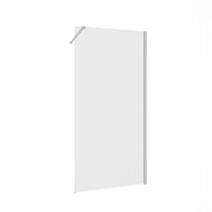 Paroi fixe 90x195cm 5mm transparent/chrome