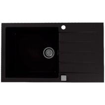 Evier 1 bac 86x50cm Cadit+ noir - DIADEM