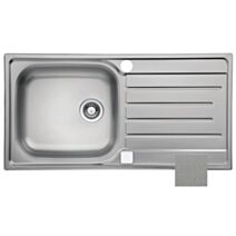 Evier 1 bac 100x50cm Line+ inox - DIADEM