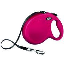 Flexi laisse sangle new classic 8m rouge