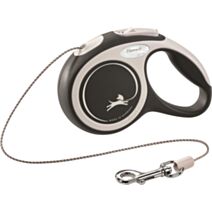 Laisse corde flexi New COMFORT XS: 3 m noir