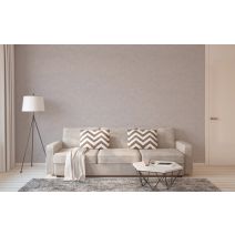 Papier Peint Vinyl Expansé Intissé Uni Memory Gris Perle 5,3m² - AS CREATION