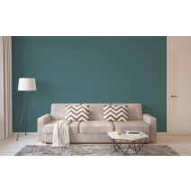 Papier peint vinyl intissé Bering bleu lisse