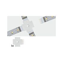 Profilé MaxLED X-Connector 4 Entrées Blanc