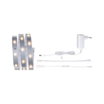 Ruban LED250 Comfort étagère 1m Blanc chaud 2700K IP20 24V Argent - PAULMANN