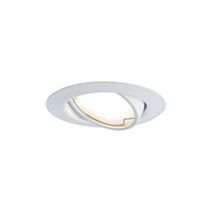 3 Spots LED encastrés orientables Coin 5W 230V 51mm Blanc/Métal