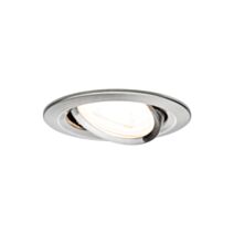 Encastré Nova orientable Ø84mm GU10 x3 6,5W alu acier - PAULMANN