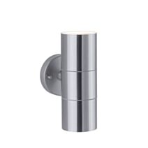 Applique extérieur 230V Flame inox brossé IP44 GU10