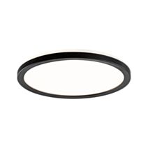 Panneau Lamina extérieur rond noir IP44