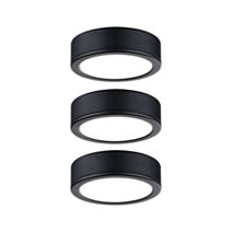 3 Spots meuble Pukk 210lm 3W Noir