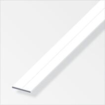 Profilé combitech plat alu époxy blanc 19,5 mm l. 1 m