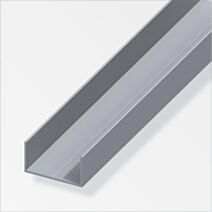 Profilé Combitech U rectangulaire alu 19,5 x l. 11,5 mm L. 1